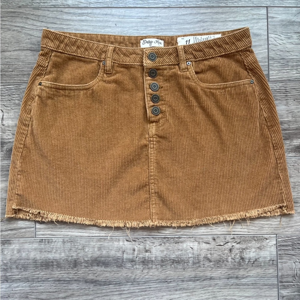Corduroy Mini Skirt Womens Juniors Size 11